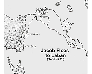 Genesis 28 - Jacob Flees to Laban
